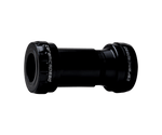 CeramicSpeed black bottom bracket with threaded cups on white background