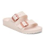 Birkenstock Arizona EVA sandal in light rose with double buckle straps