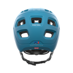 POC Tectal helmet rear view in Basalt Blue Matt colorway showing ventilation ports