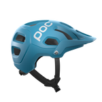 POC Tectal mountain bike helmet in Basalt Blue Matt color with extended rear coverage