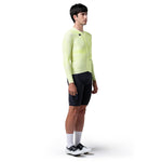 Gobik CX Pro 3.0 Shadow Lime long sleeve cycling jersey unisex professional studio photo