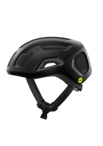 POC Ventral Air MIPS cycling helmet in matte black with ventilation channels