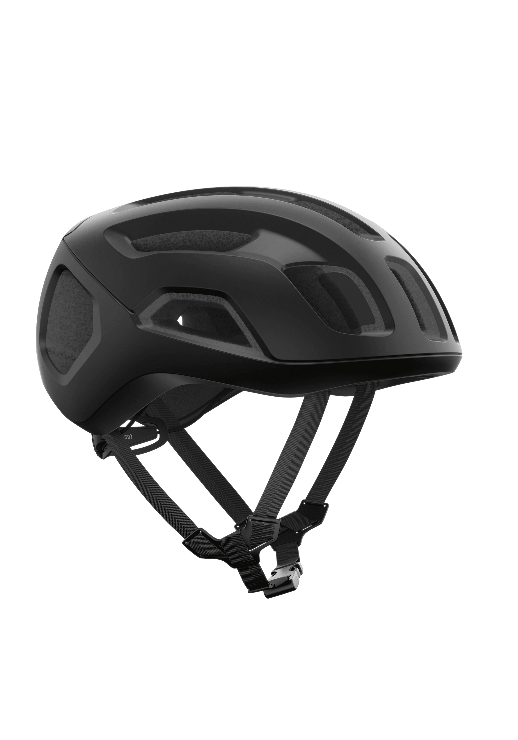 POC Ventral Air MIPS cycling helmet in black matte finish with ventilation