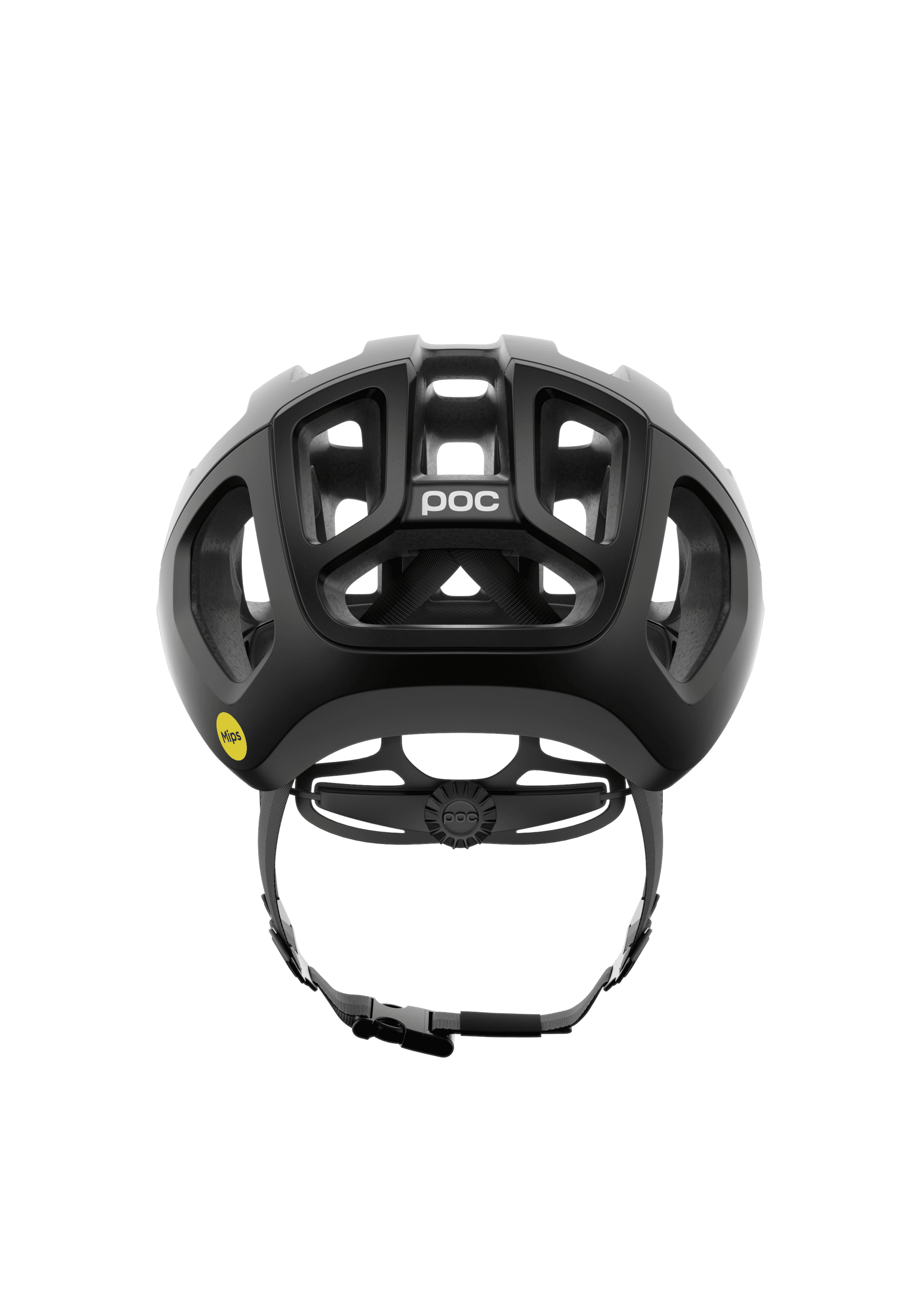 POC Ventral Air MIPS cycling helmet in Uranium Black with MIPS technology