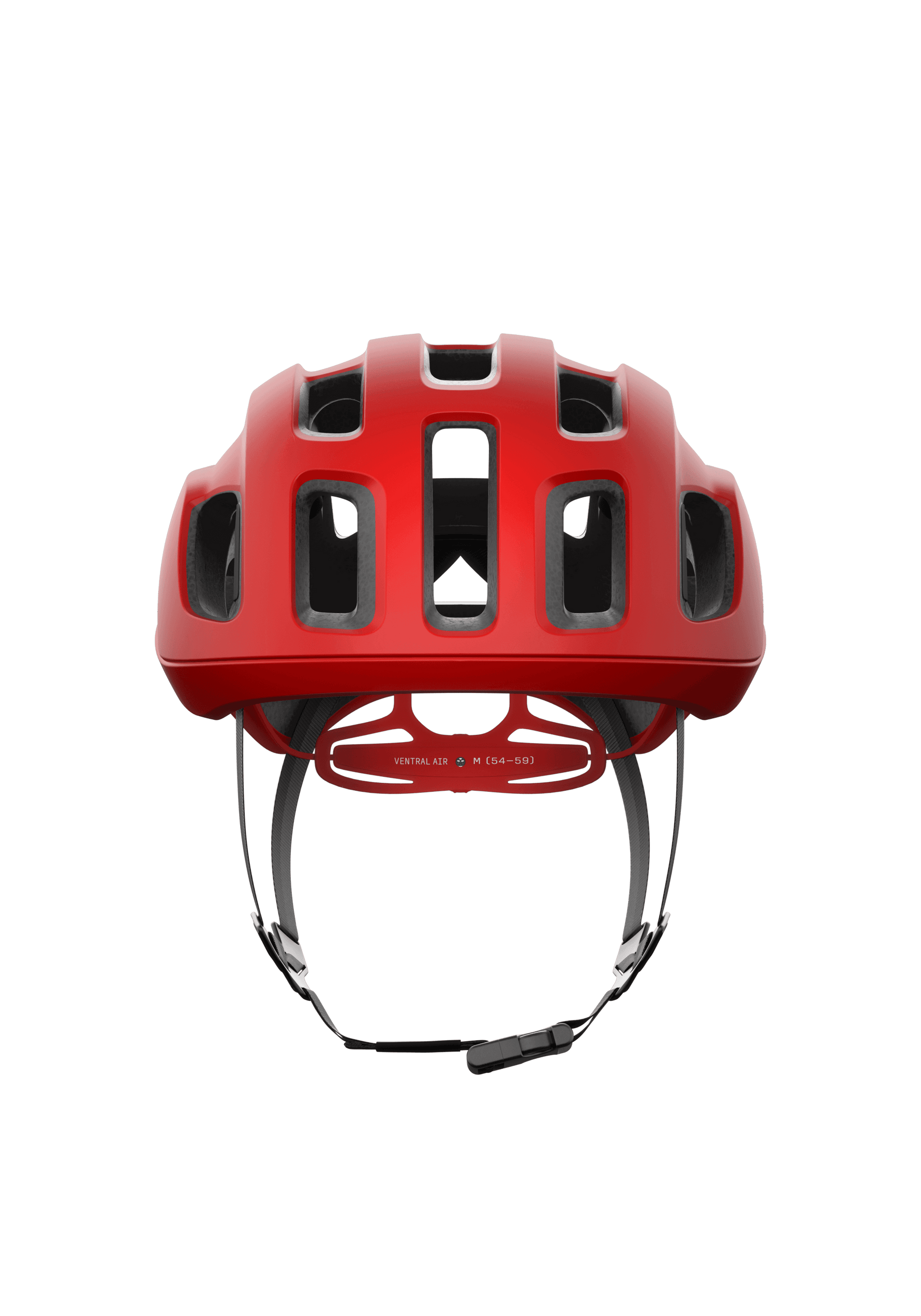 POC Ventral Air MIPS cycling helmet in prismane red matte finish