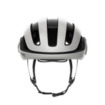 POC Omne Ultra MIPS bicycle helmet in argentite silver matte finish, front view