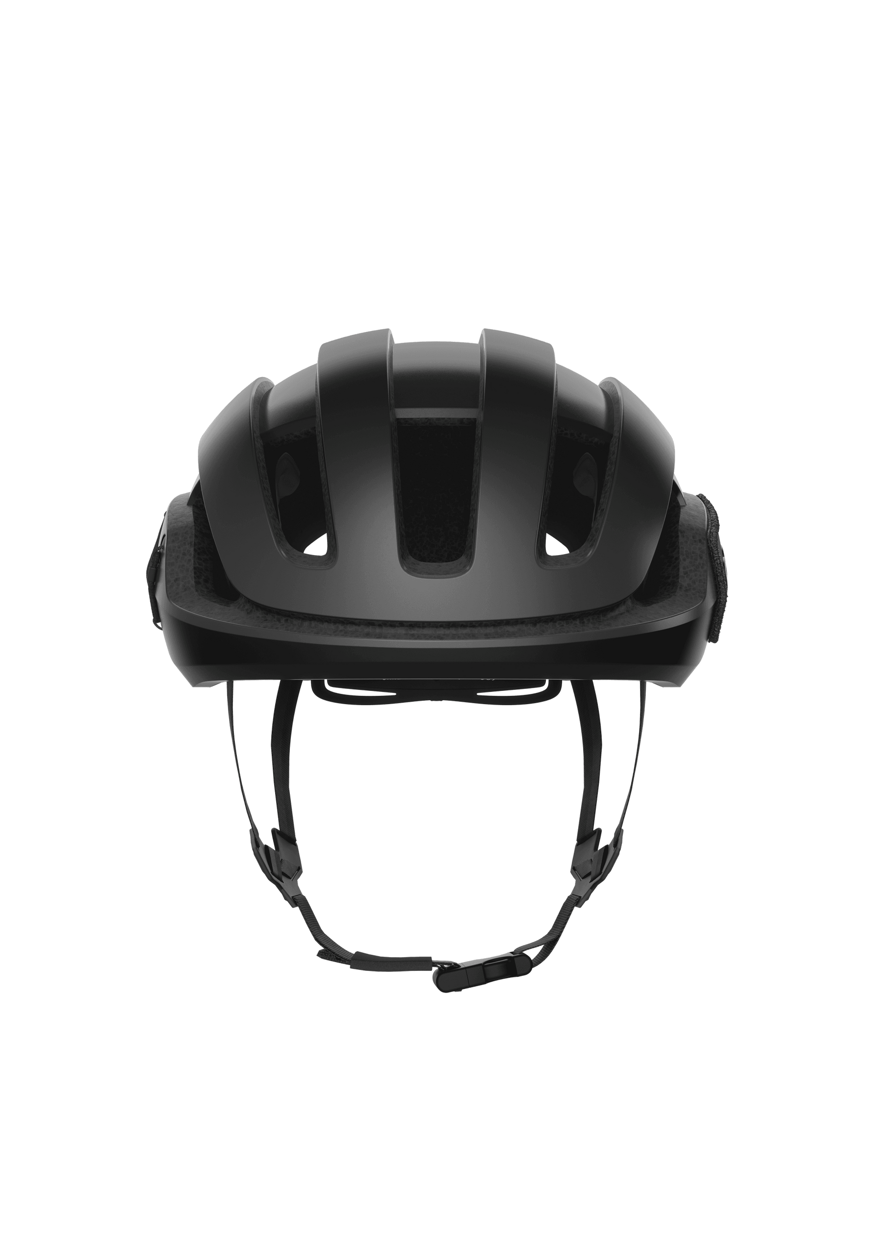 POC Omne Ultra MIPS cycling helmet in matte black front view