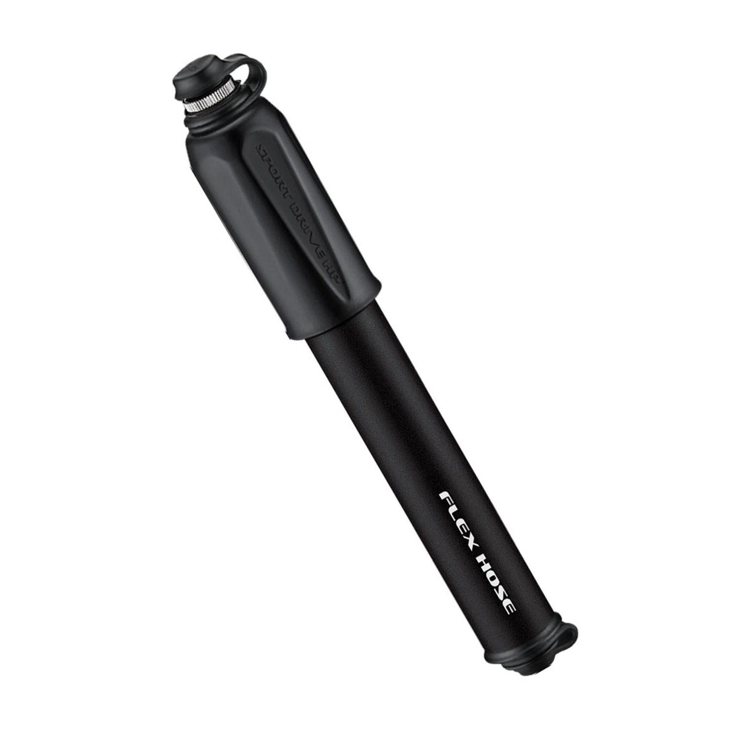 Lezyne Sport Drive HP bicycle pump in satin black finish