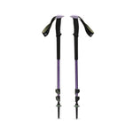 Black Diamond Trail Trekking Poles in soft lilac purple with black grips and straps