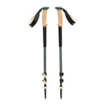 Black Diamond Trail Cork Trekking Poles with cork grips and adjustable straps