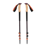 Black Diamond Trail Cork Trekking Poles in fig purple with cork grips