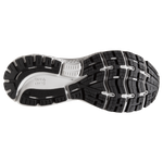 Brooks Ghost 13 running shoe sole in grey and black colorway