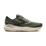 Brooks Adrenaline GTS 24 men's running shoe in thyme green colorway