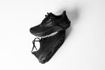 Brooks Ghost 17 men's running shoes in black colorway on white background