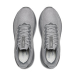 Brooks Ghost 17 men's running shoes in gray, top-down view showing both shoes