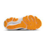 Brooks Glycerin GTS 22 men's running shoe in black with white midsole and orange outsole