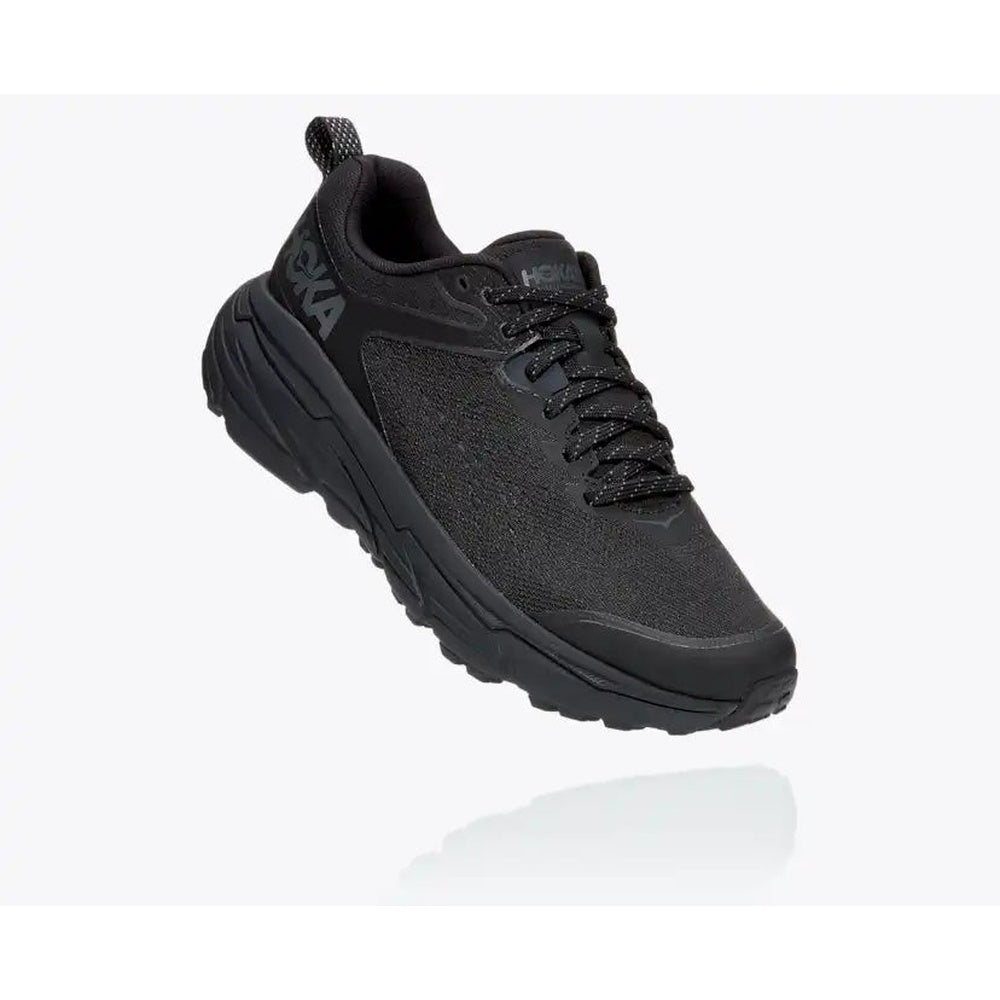 HOKA Challenger ATR 6 men's running shoe in all black colorway