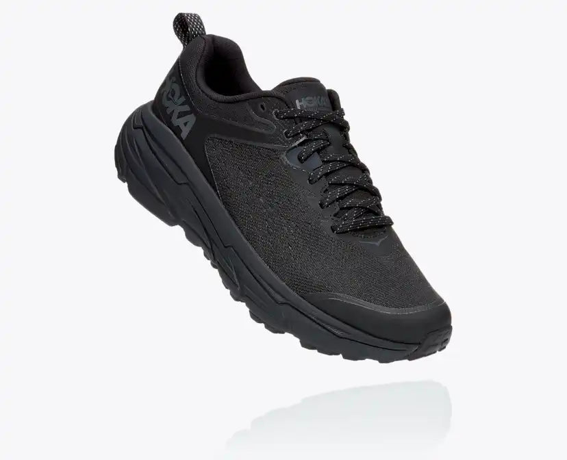 HOKA Challenger ATR 6 men's running shoe in all black colorway