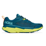 HOKA Challenger ATR 6 trail running shoe in blue coral and evening primrose colorway