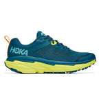 HOKA Challenger ATR 6 men's trail running shoe in blue coral and evening primrose colorway