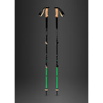 Black Diamond Trail Cork Trekking Poles with cork grips and green accents