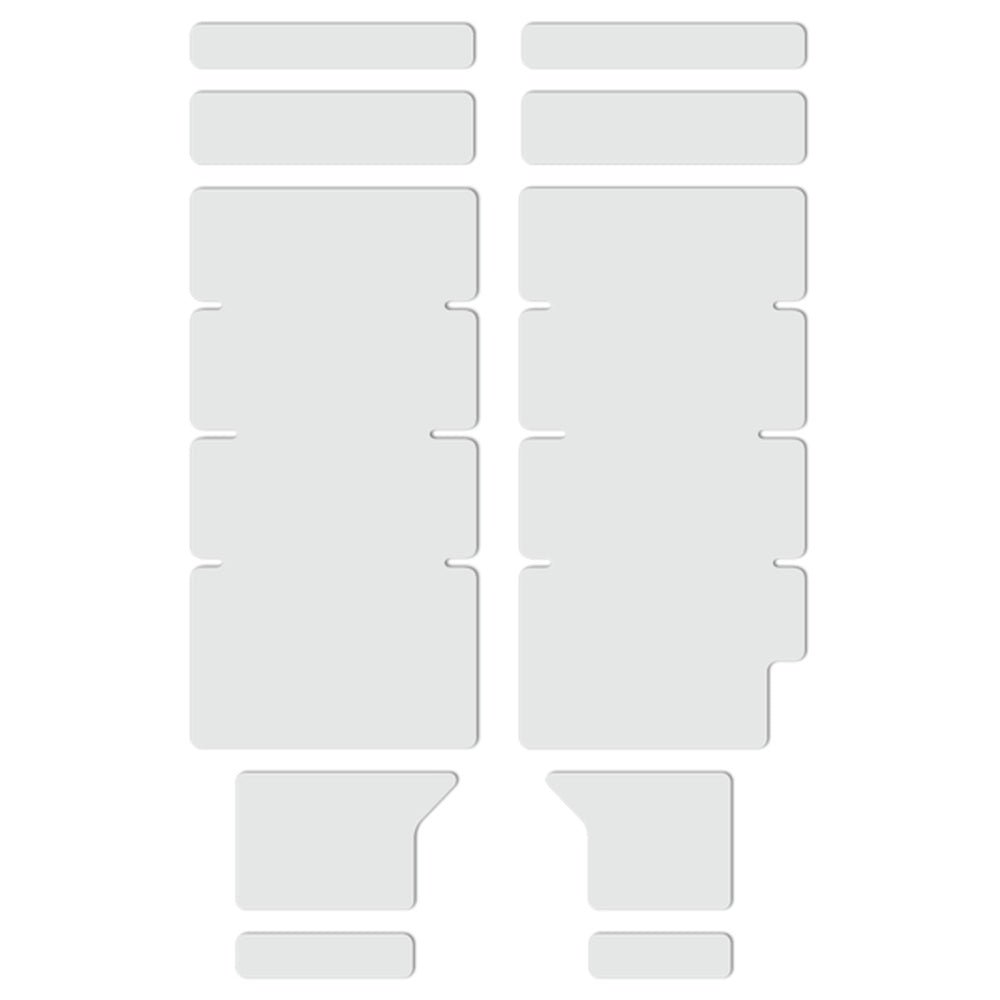 Clear transparent Lizard Skins frame guard protection kit with multiple pieces