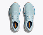 HOKA Skyward X men's running shoes in lettuce green colorway, top view