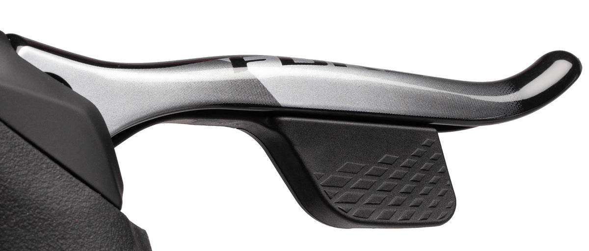 SRAM Force eTap AXS D1 12-speed right shifter in black and silver carbon finish