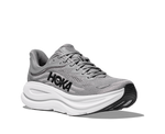 HOKA Bondi 9 men's running shoe in grey colorway with white midsole