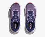 Hoka Bondi 9 women's running shoes in berry jam purple colorway
