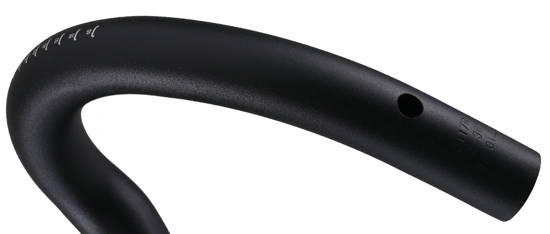 Black Specialized Expert Alloy Shallow Bend Handlebars on clean white background