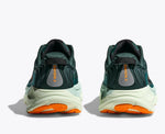 Hoka Gaviota 6 men's running shoes in bay leaf green colorway, rear view