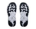 HOKA Clifton 11 outsole view showing black and white rubber traction pattern for both shoes