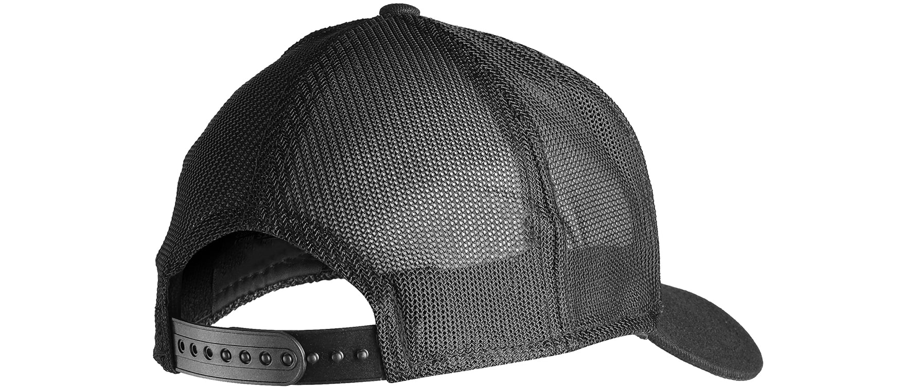 Specialized New Era Stoke Trucker Hat in charcoal with mesh back panels