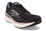 Brooks Glycerin GTS 19 women's running shoe in black ombre with pink sole