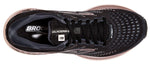 Brooks Glycerin GTS 19 women's running shoe in black with metallic details