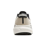 Brooks Adrenaline GTS 24 running shoe back view in coconut and black colorway
