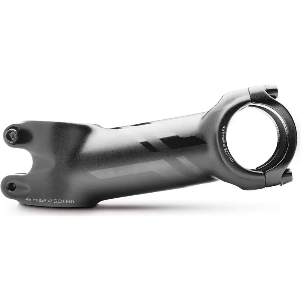 Specialized Comp Multi bicycle stem in black and charcoal with geometric design