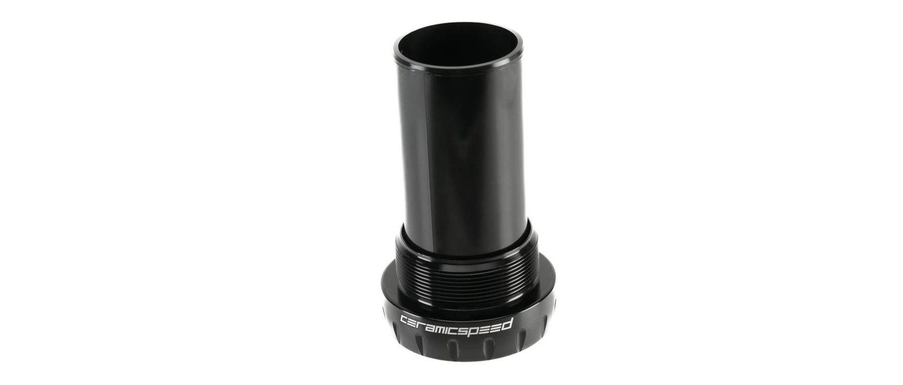 CeramicSpeed black threaded bottom bracket with Italian threading for Shimano road bikes
