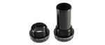 CeramicSpeed black Italian Shimano road bottom bracket with threaded cup and cylindrical bearing assembly