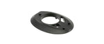 Specialized black headset top cover with circular design and mounting holes