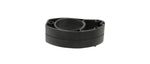 Black Specialized headset top cover and spacers for bicycle stem assembly