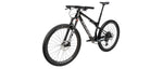 Specialized Epic 9 Expert mountain bike in gloss black and white finish, side view