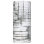 Buff Cool Net UV+ tubular headwear in light grey with horizontal stripes