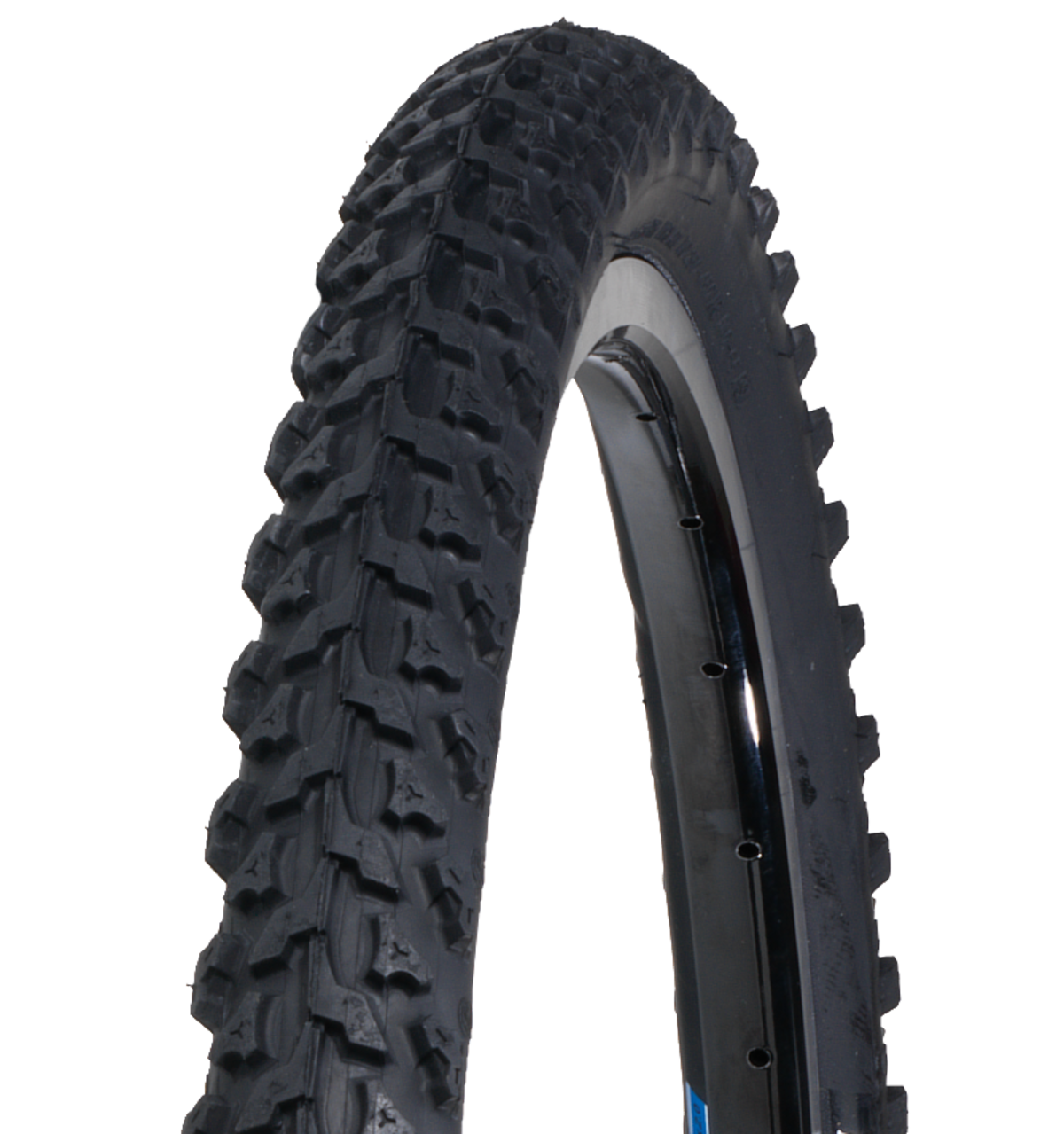 Bontrager Connection Trail mountain bike tire with aggressive tread pattern on white background