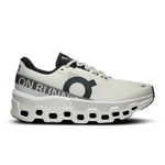 On Cloudmonster 2 running shoe in white with distinctive perforated sole