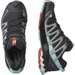 Salomon XA Pro 3D v8 women's trail running shoes in ebony with mint and orange details