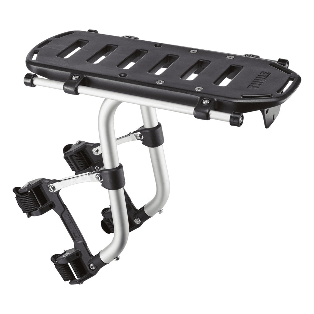 Thule Pack N Tour bike rack in black with aluminum mounting frame