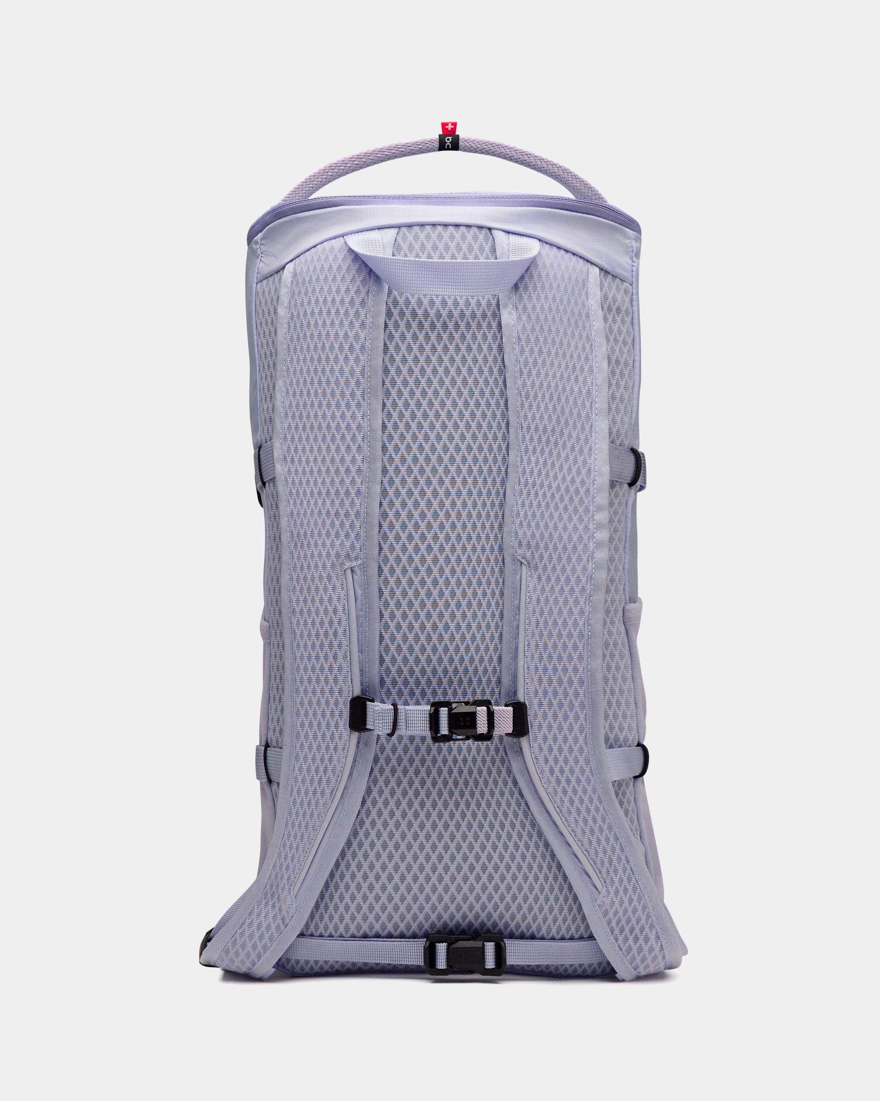 On Speed Pack 18L LiteMagnet backpack in thistle purple with mesh back panel