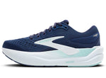 Brooks Ghost Max 3 Women's Running Shoe in Navy Blue with Light Green Accents